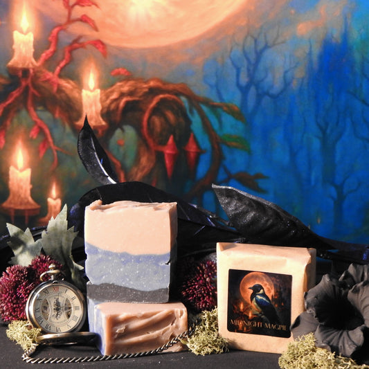 Midnight Magpie – Blackberry, Jasmine & Amber Oat Milk Soap