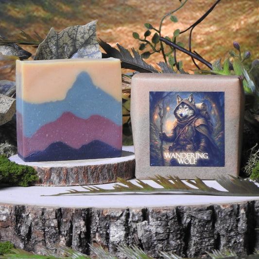 Wandering Wolf – Citrus & Woods Charcoal Goat Milk Soap