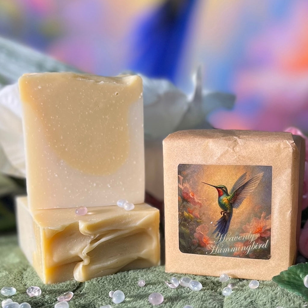Heavenly Hummingbird – Honeysuckle & Jasmine Oat Milk Soap