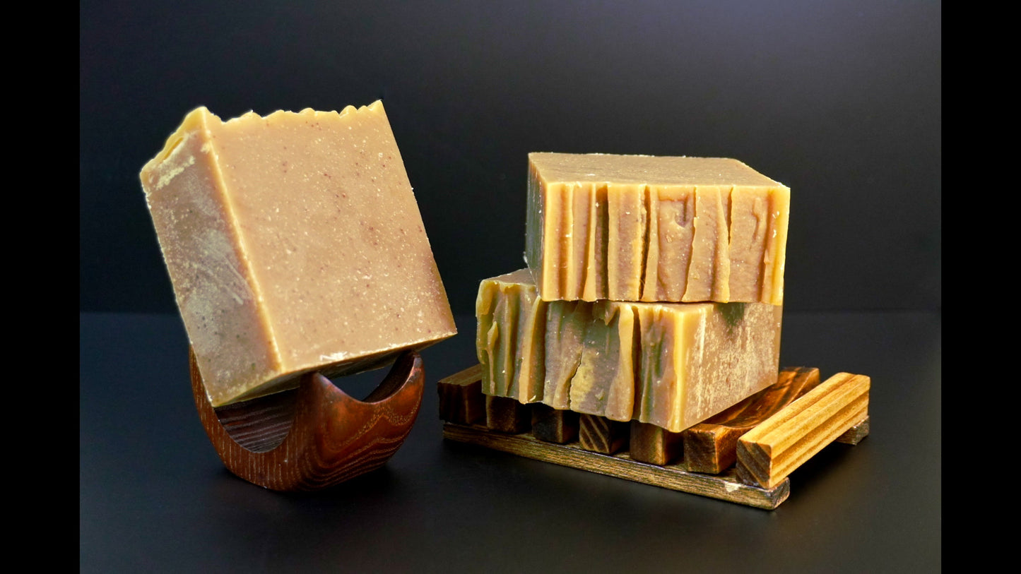 Polished Panda – Bamboo & Teakwood Goat Milk Soap
